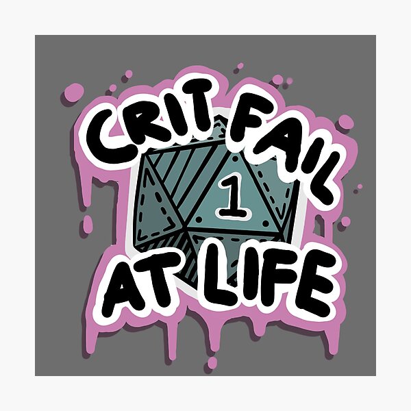 Item preview, crit fail designed and sold by h-darling.