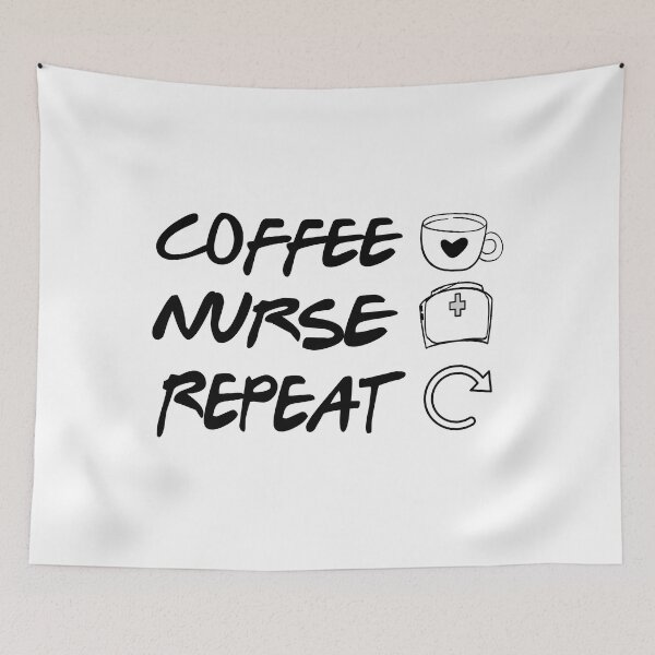 Item preview,  Coffee Nurse Repeat , Nurse Life Cool Gift, Funny Nurse Gift, designed and sold by majidkacm.