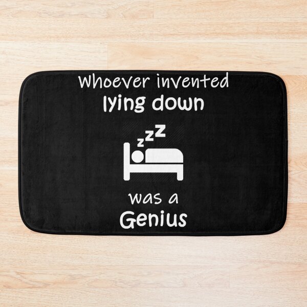 Item preview, Lying Down Genius - AMUS0001Wt designed and sold by 3-Starfish.