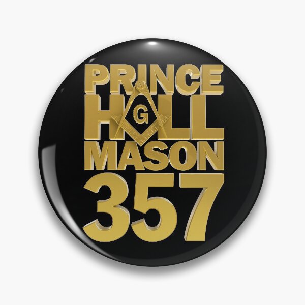 Item preview, Freemason Prince Hall Mason 357 Gold Square & Compass Masonic Prince Hall designed and sold by MasterMasonMade.