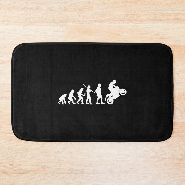 Item preview, Human Evolution Motorbike Biker Rider designed and sold by losttribe.