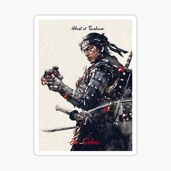 Jin Sakai Watercolor Sticker