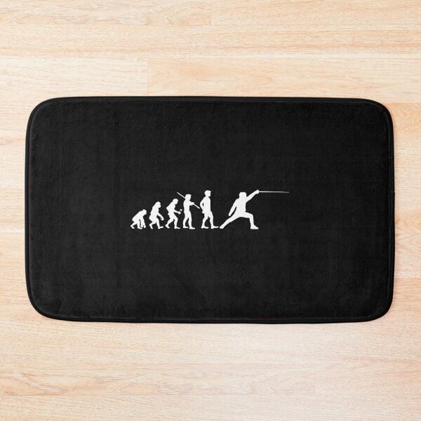 Item preview, Human Evolution Fencing Fencer Fence designed and sold by losttribe.
