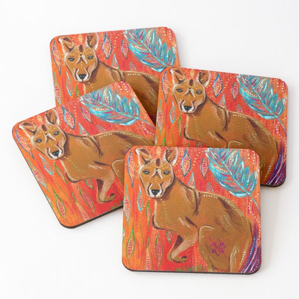 Item preview, Kangaroo - have ease with a new beginning designed and sold by SonjaNeuroth.