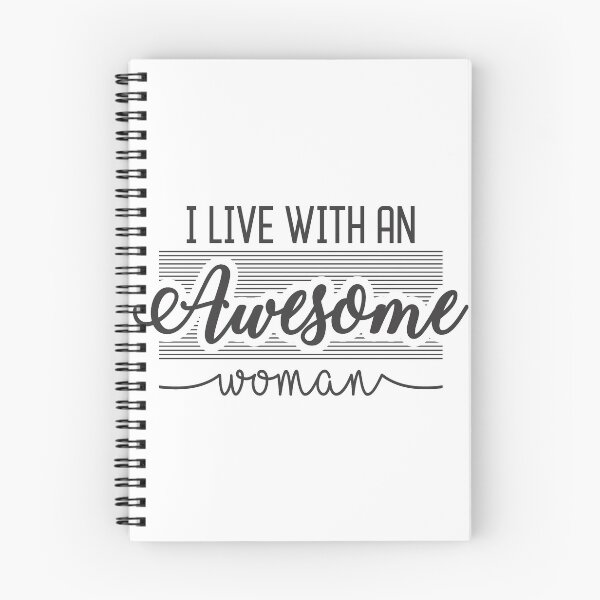 Item preview, I Live With An Awesome Woman designed and sold by giftsbyminuet.