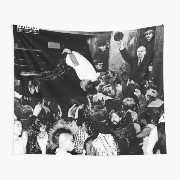 Die Lit Lenin Tapestry
