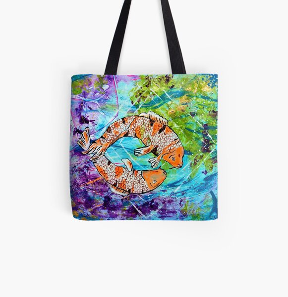 Koi - Wohlstand und Ausgleich deiner Gefühle Allover-Print Tote Bag