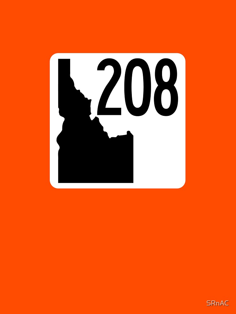 idaho-state-route-208-area-code-208-t-shirt-by-srnac-redbubble