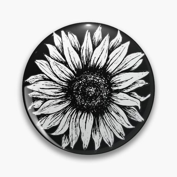 Item preview,  Black and White Sunflower designed and sold by LiciaMarie.