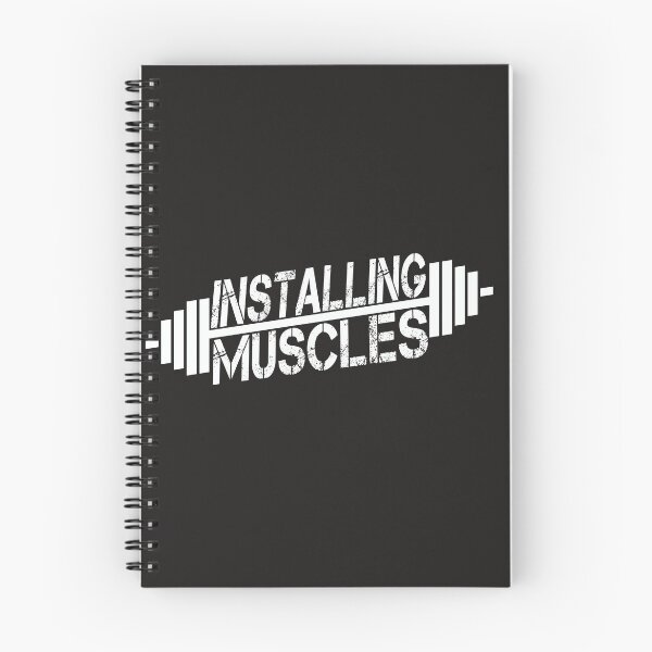 Item preview, installing muscles funny sayings for fitness enthusiast designed and sold by khalidelk.