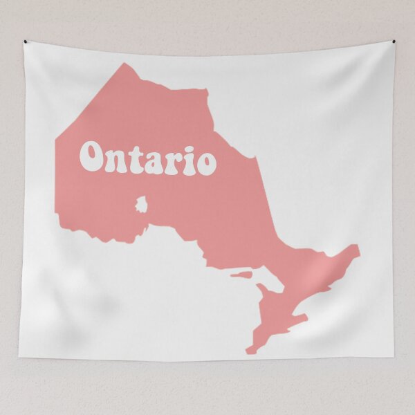 Item preview, Ontario map designed and sold by stardustandstickers.