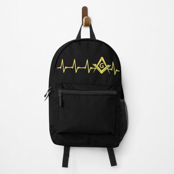 Item preview, Freemason EKG Heartbeat Square & Compass Masonic designed and sold by MasterMasonMade.