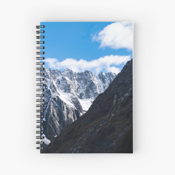 New Zealand Mountains Spiral Notebook