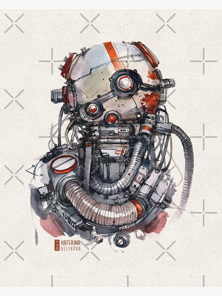 Watercolor Bot 02 by NinjaJo