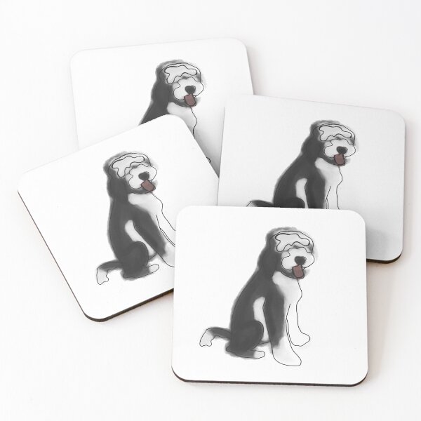 Item preview, Water Color Sheepadoodle designed and sold by beyondthescope.