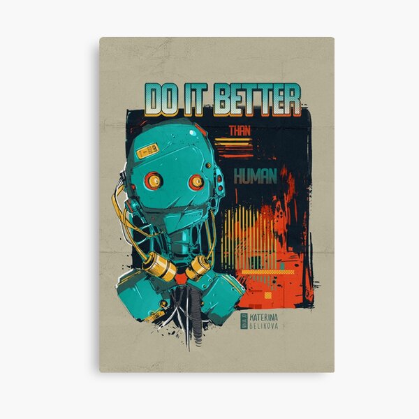 Better Than Human Canvas Print