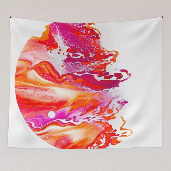 Item preview, Hawaiian Planet Acrylic Pour Painting designed and sold by Ashley Branstetter.