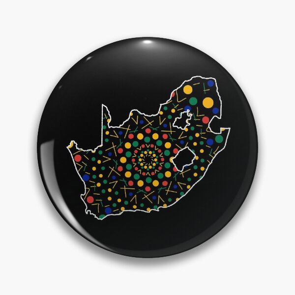 Item preview, Fun South African Map designed and sold by meleyart.