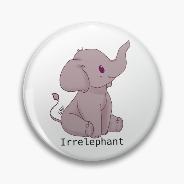 Item preview, Irrelephant Pun designed and sold by Sofia&Francesca Garcia.
