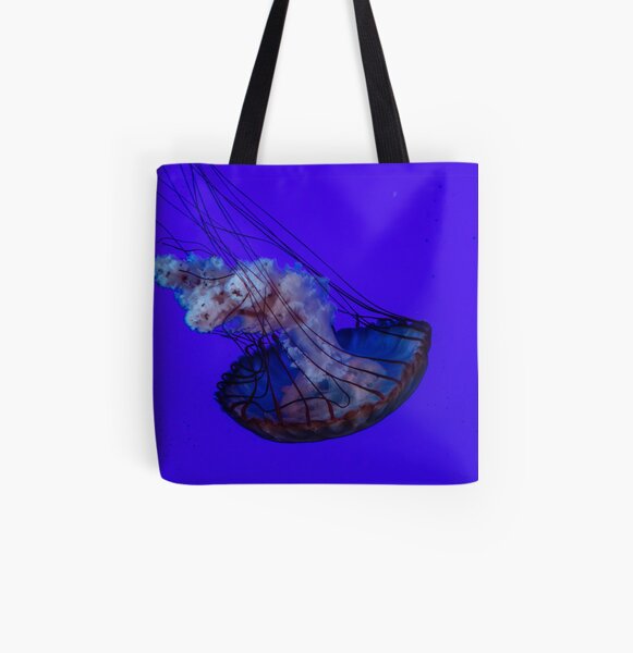 Floating Jellyfish All Over Print Tote Bag
