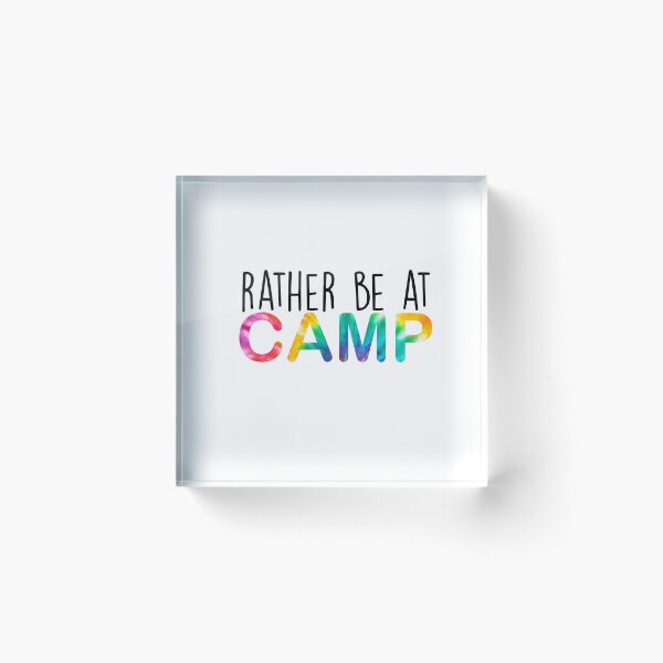 Item preview, Rather Be At Camp Sticker designed and sold by olieberman.