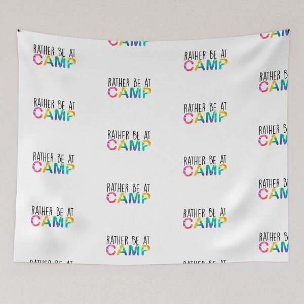 Item preview, Rather Be At Camp Sticker designed and sold by olieberman.