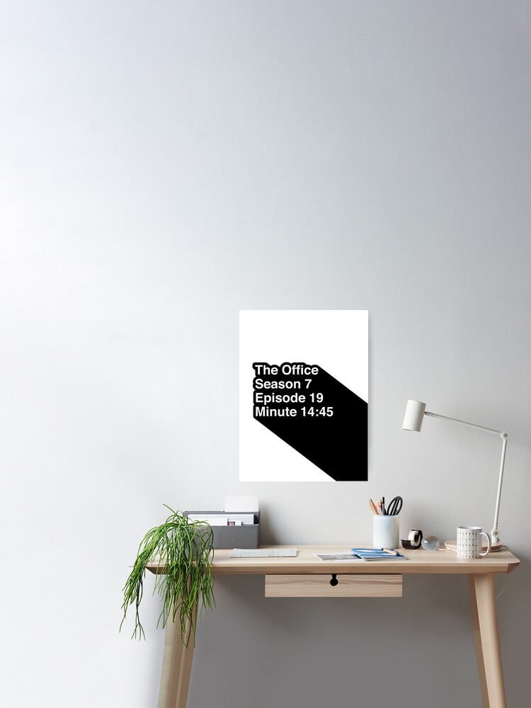 The Office Quote Should Have Burned This Place Down When I Had The Chance Poster For Sale By Marzstudio Redbubble