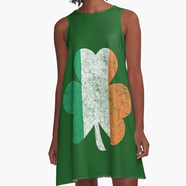 REORIAFEE St Patricks Day Dresses for Women Shamrock Dress Green