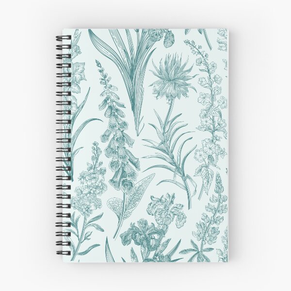 Item preview, Vintage Garden Mint Green Toile Floral Pattern designed and sold by PUFFYP.