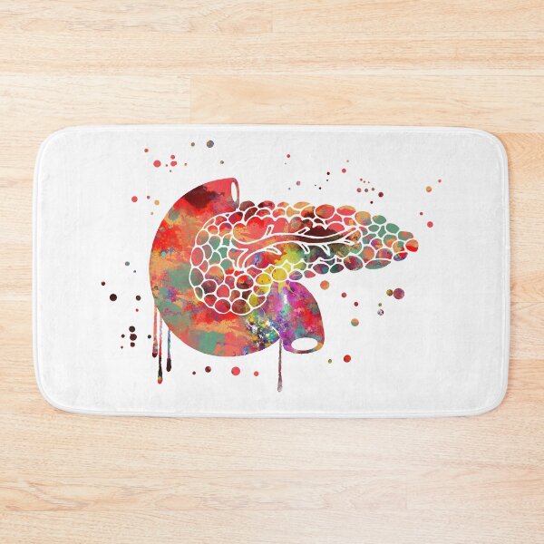 Item preview, Pancreas, pancreas print, watercolor pancreas, medical art, human anatomy, designed and sold by Rosaliartbook.
