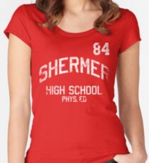 Shermer High School Phys. Ed. Tailliertes Rundhals-Shirt