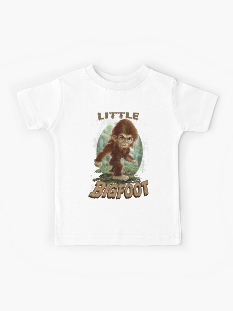 Little Bigfoot Art for Toddlers Kids T-Shirt for Sale by MudgeStudios