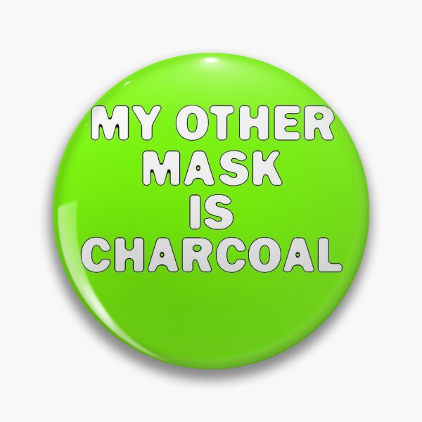 Item preview, My Other Mask is Charcoal designed and sold by bebopboop.