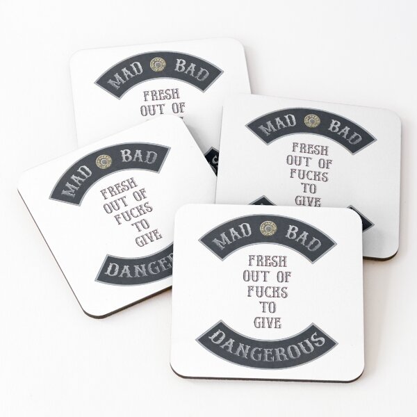 Item preview, Mad Bad Dangerous in Rockers with "Fresh out of F*cks to Give" Quote designed and sold by MadBadDangerous.