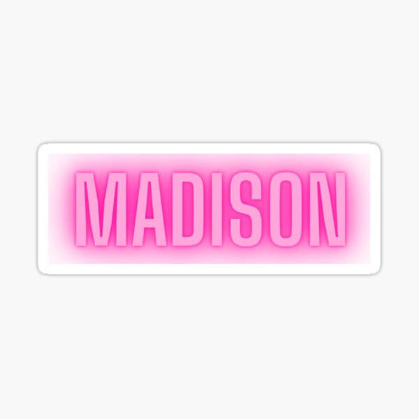 Madison Sticker By Esmeralda1022 Redbubble 3728