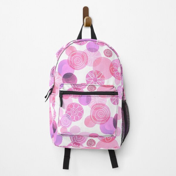 Item preview, “Floral in Berry Colours” | Flowers And Circles designed and sold by LiseHoltArt.