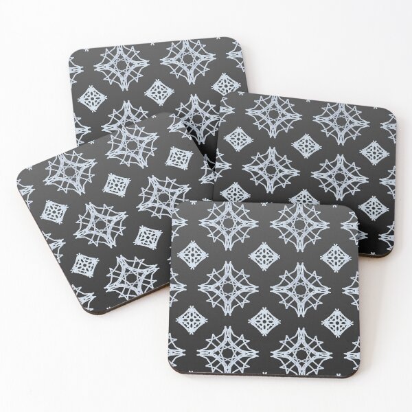 Item preview, Silver diamond pattern on a cool gray gradient background  designed and sold by PetaJaneHome.