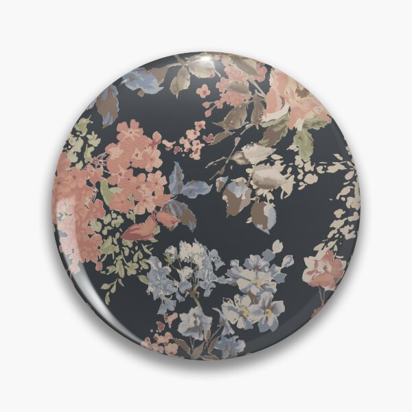 Item preview, Patrón de flor vintage con fondo negro designed and sold by SamuraiKate.