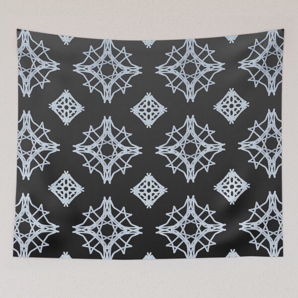 Item preview, Silver diamond pattern on a cool gray gradient background  designed and sold by PetaJaneHome.