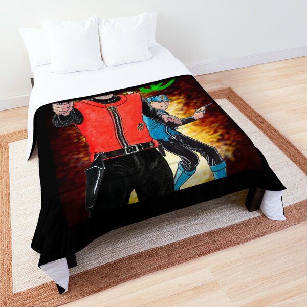Captain Scarlet and Captain Blue. Comforter