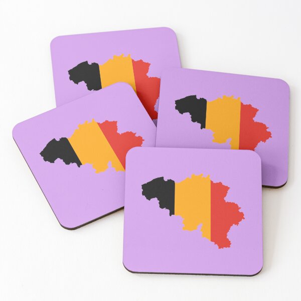 Item preview, BELGİUM country flag map colourfull  designed and sold by rashadat.