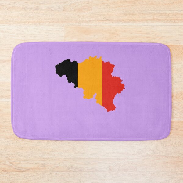Item preview, BELGİUM country flag map colourfull  designed and sold by rashadat.