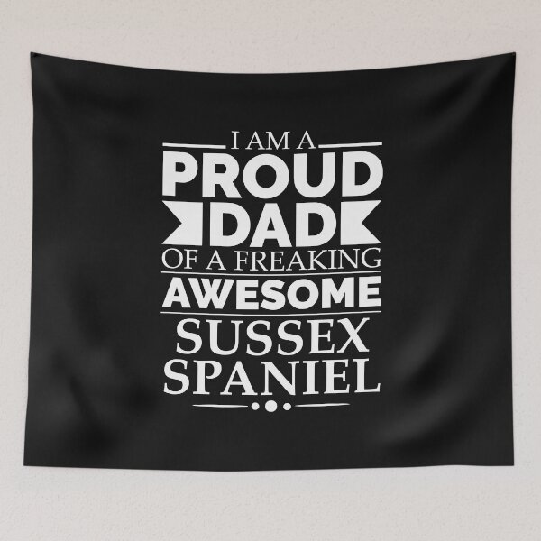 Item preview, Proud dad Sussex spaniel Dog Dad Owner Father's Day designed and sold by losttribe.
