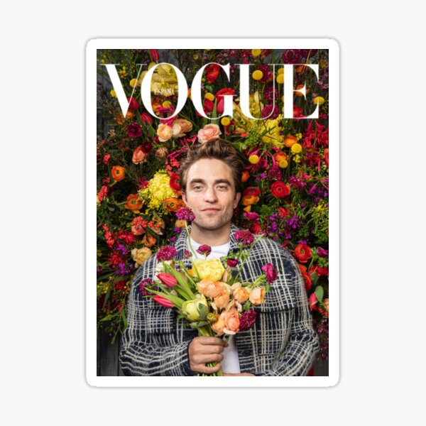 pattinson vogue Sticker