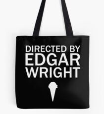 Directed by Edgar Wright (White) Tote Bag