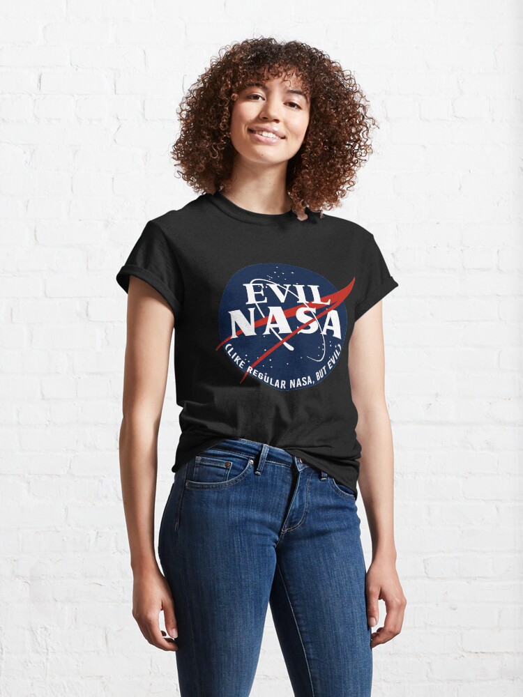 Alternate view of EVIL NASA (like regular nasa, but evil) Classic T-Shirt