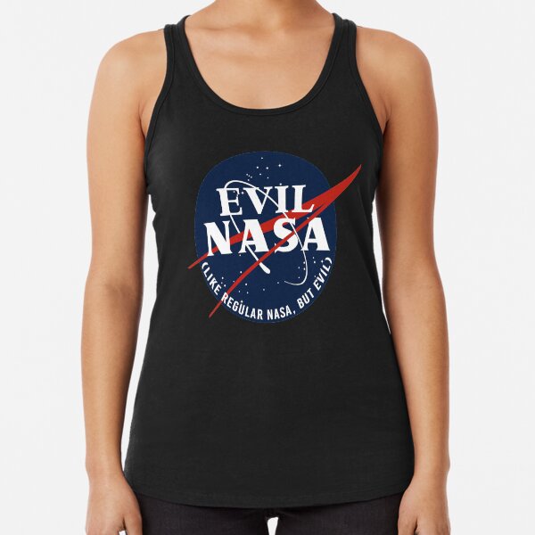 EVIL NASA (like regular nasa, but evil) Racerback Tank Top