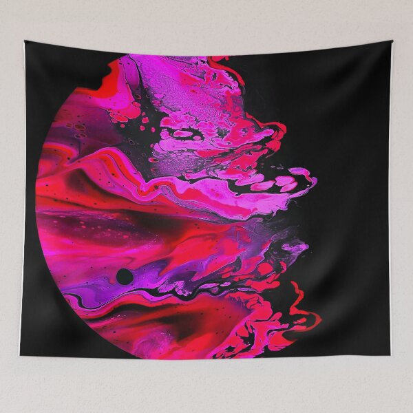 Item preview, Flower Planet Acrylic Pour Painting designed and sold by Ashley Branstetter.