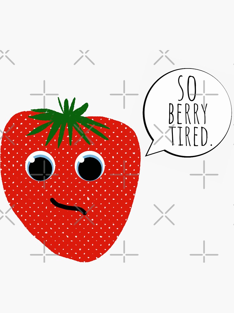 "Sam Strawberry " Sticker for Sale by SisterRedcap Redbubble