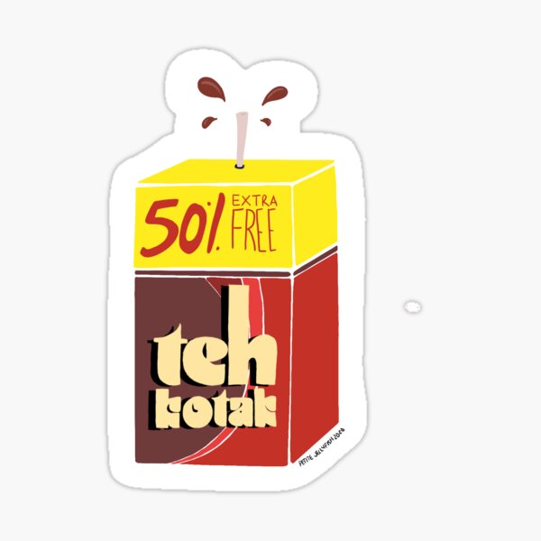 Item preview, Teh Kotak Graphic designed and sold by petitejellyfish.